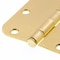 Prime-Line Door Hinge Residential Smooth Pivot, 3-1/2 in. with 5/8 in. Corners, Satin Brass 12 Pack U 11508612 - alternate 4